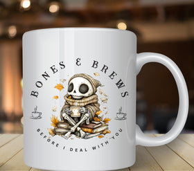 Bones and Brew UV DTF Decals