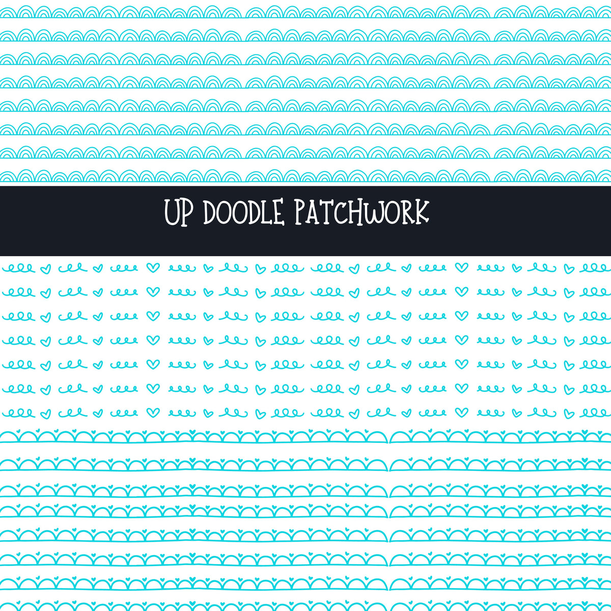 UP Doodle Patchwork Set