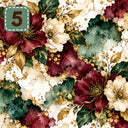 Velvet and Vine collection- 2 sizes vinyl sheets-10 designs available