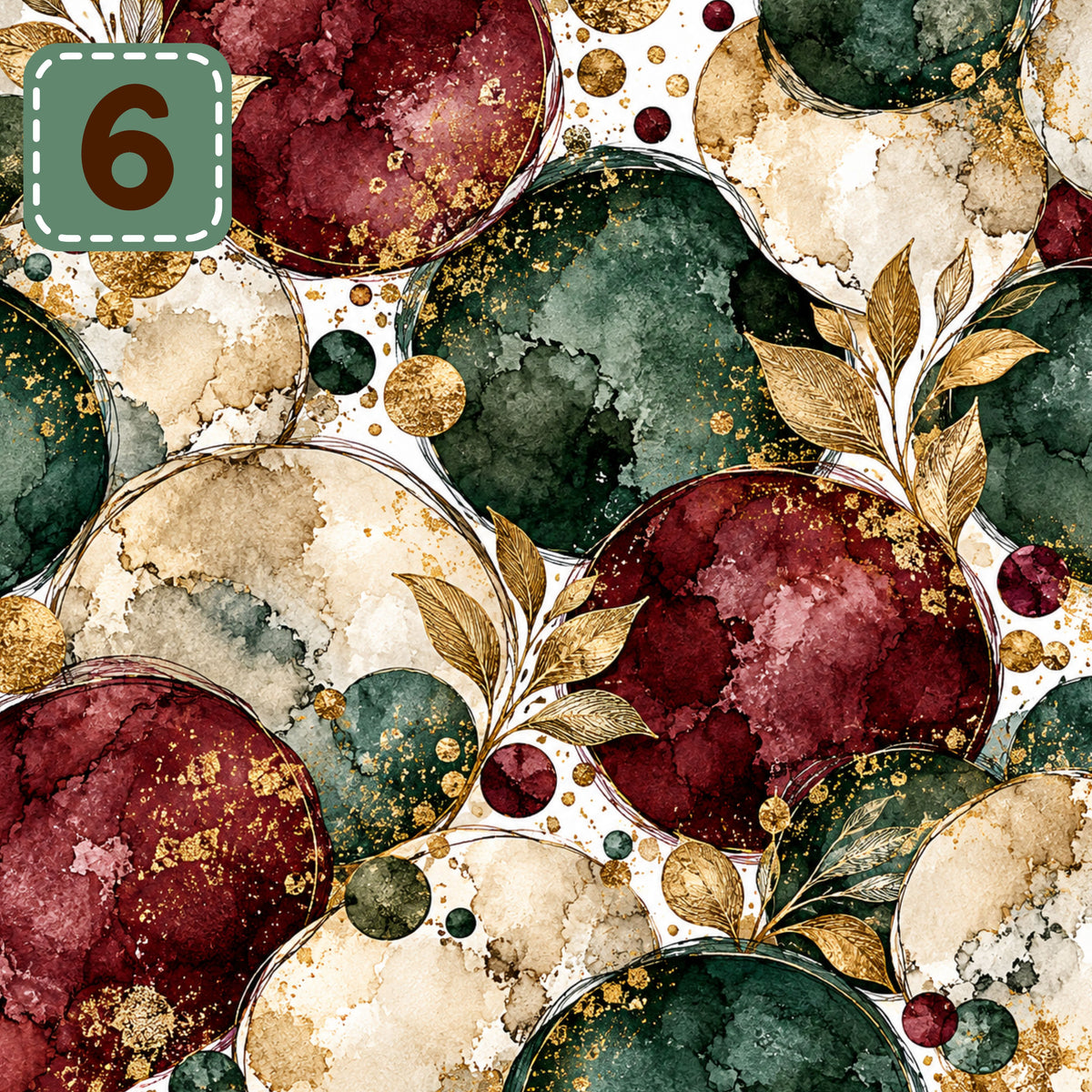 Velvet and Vine collection- 2 sizes vinyl sheets-10 designs available
