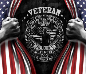 Veteran 20 or 30 oz Skinny Adhesive Vinyl Wrap