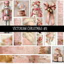Victorian Christmas Torn Pages UV DTF Decal sheets 9 Designs available