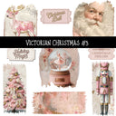 Victorian Christmas Torn Pages UV DTF Decal sheets 9 Designs available
