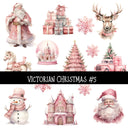 Victorian Christmas Torn Pages UV DTF Decal sheets 9 Designs available