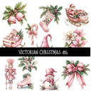Victorian Christmas Torn Pages UV DTF Decal sheets 9 Designs available