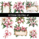 Victorian Christmas Torn Pages UV DTF Decal sheets 9 Designs available