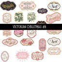 Victorian Christmas Torn Pages UV DTF Decal sheets 9 Designs available