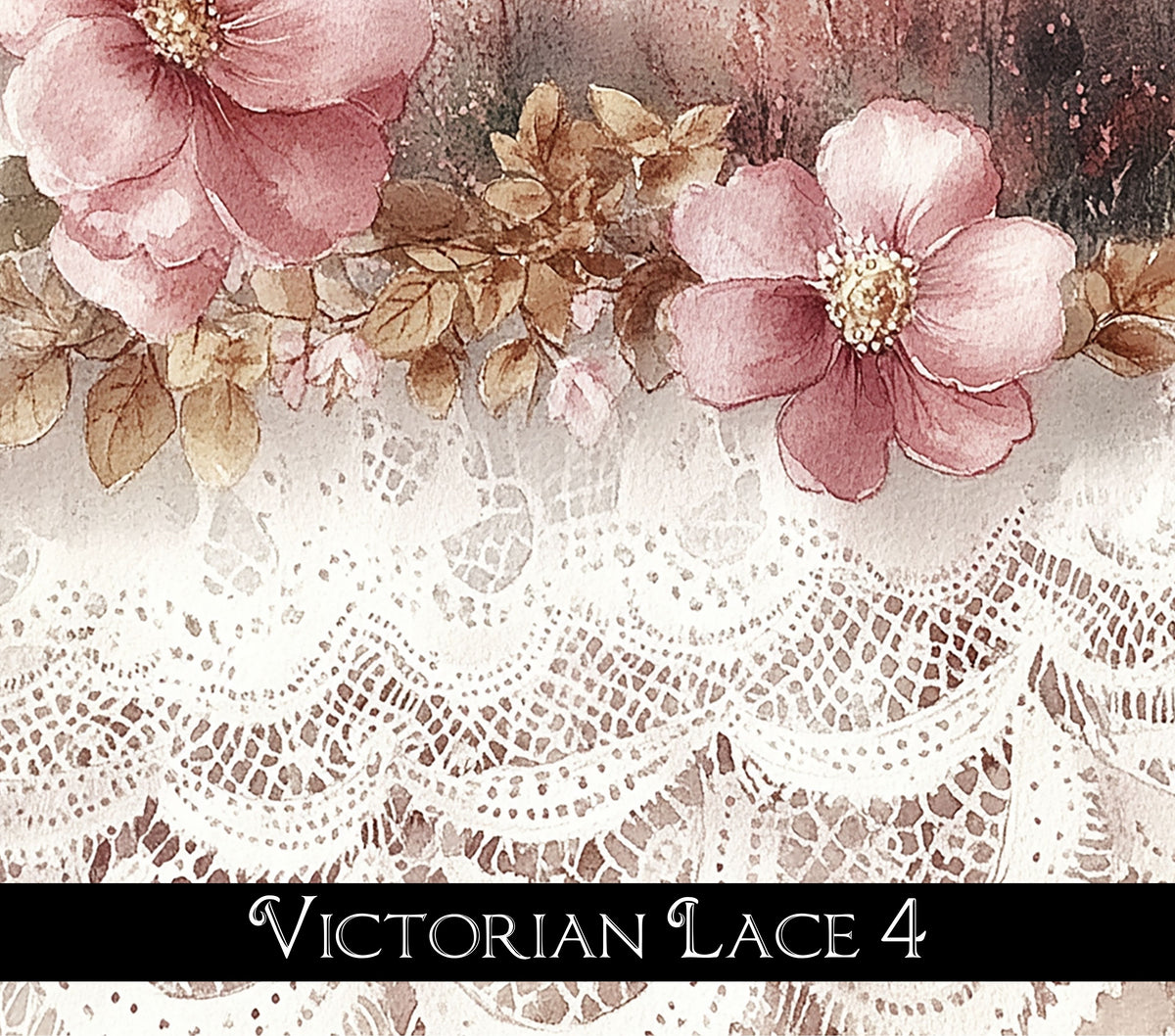 Victorian lace vinyl tumbler wraps 14 different prints