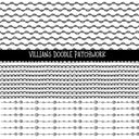 Villains Doodle Patchwork Set