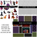 Villains Doodle Patchwork Set
