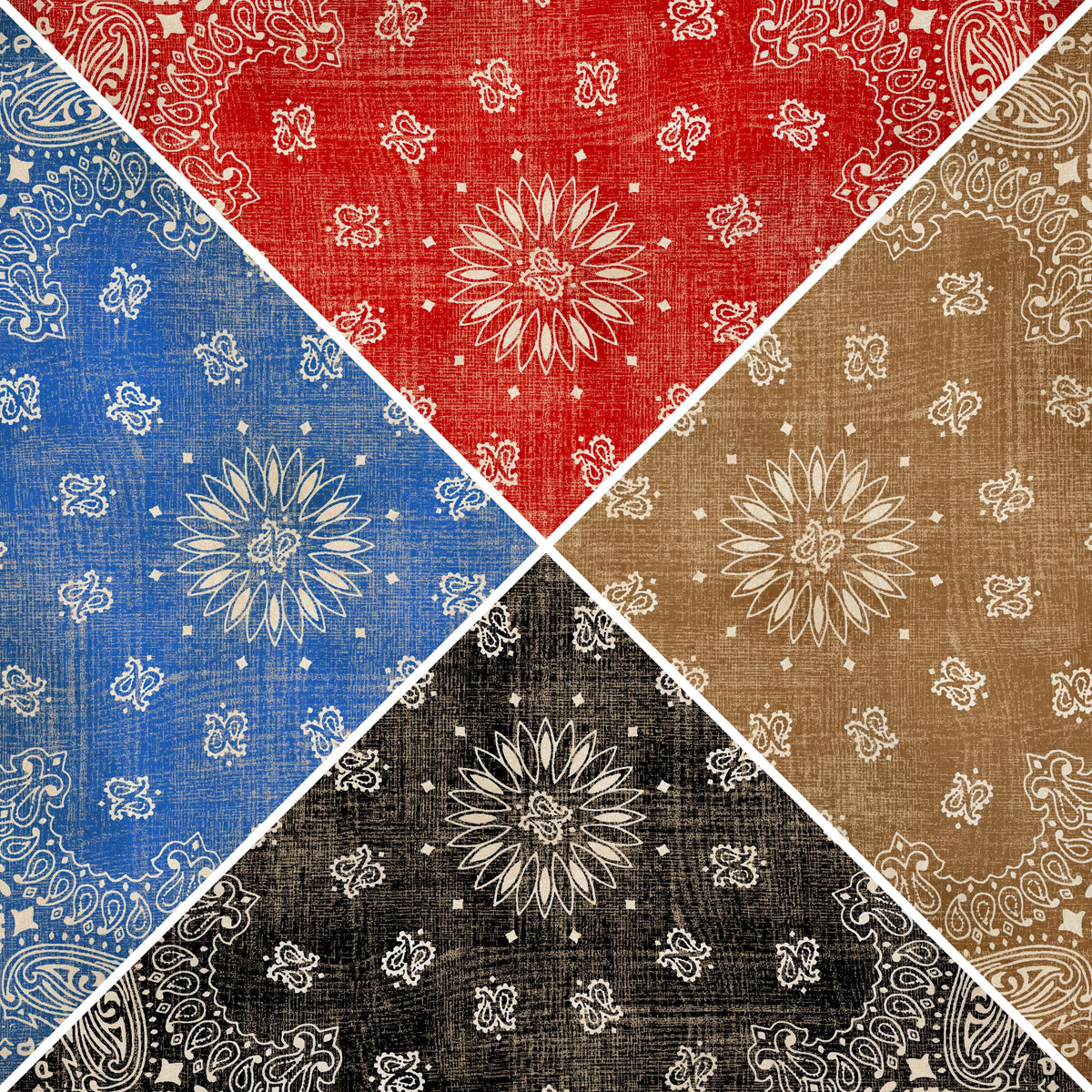 Vintage Bandana Vsplit Precut Vinyl