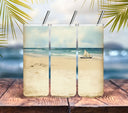 Vintage Beach Vinyl Tumbler wraps- 6 Designs