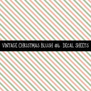 Vintage Christmas Blush UV DTF Decal sheets 6 Designs available