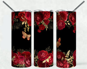 Vintage Roses Adhesive Vinyl Wrap