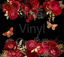 Vintage Roses Adhesive Vinyl Wrap