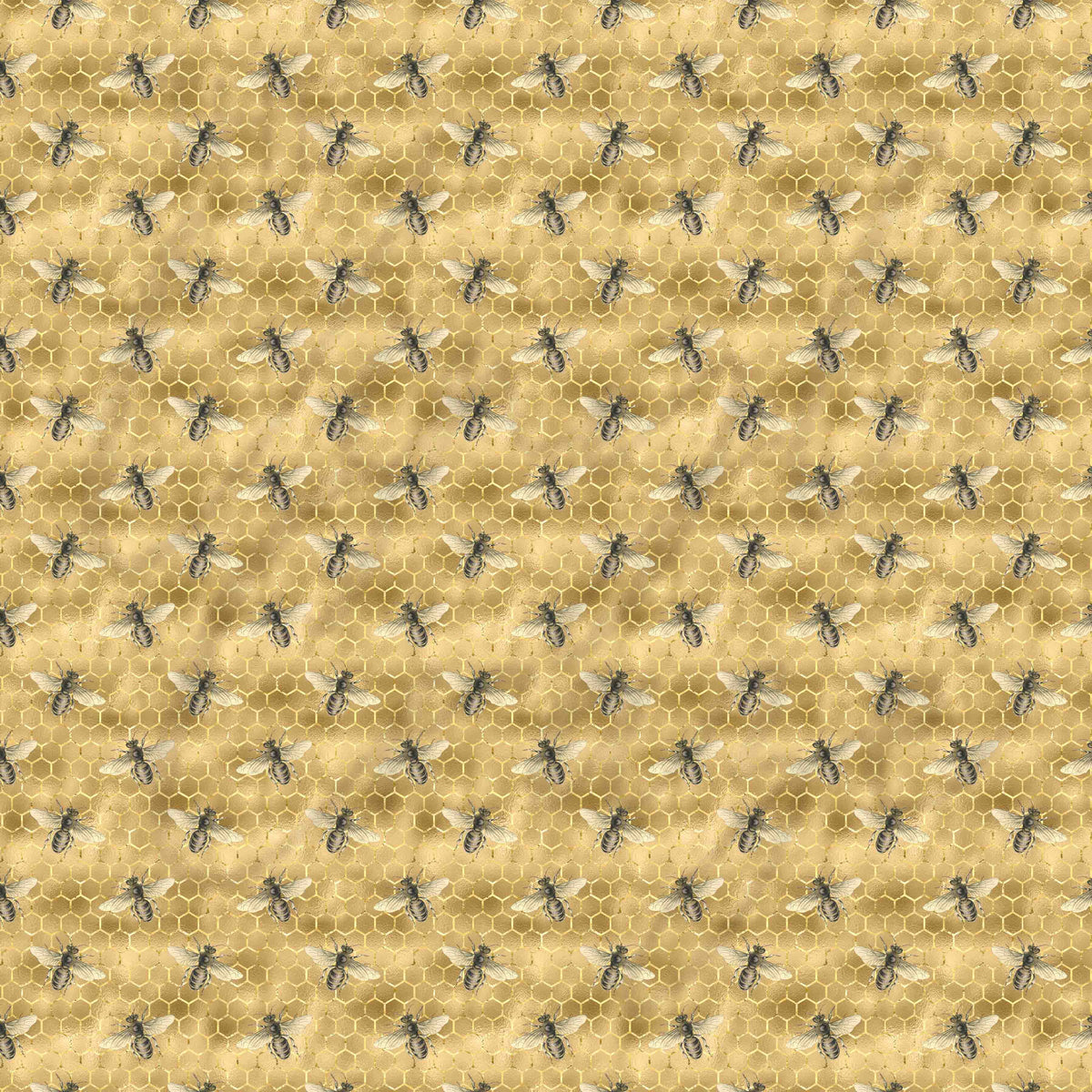 Vintage Bees Adhesive Vinyl