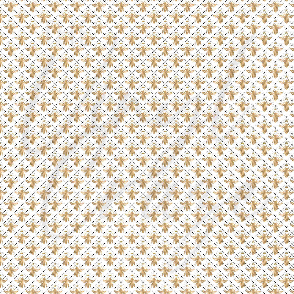 Vintage Bees Adhesive Vinyl
