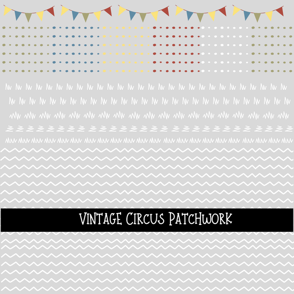 Vintage Circus Patchwork Set – Kraft Craze