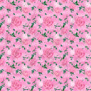 Vintage Pink Florals Adhesive Vinyl
