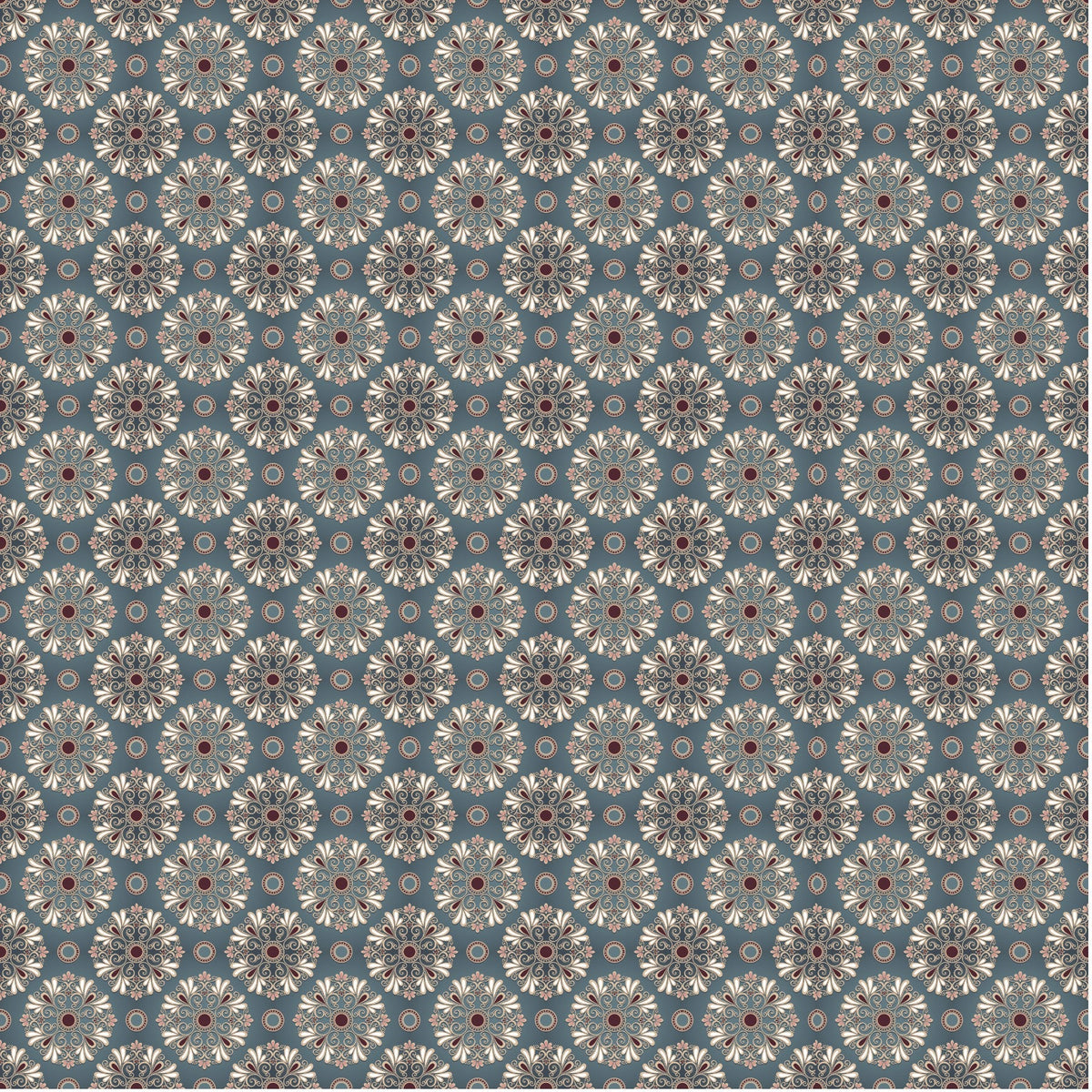 Vintage Texture With Round Element - Adhesive Vinyl