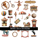 Vintage Circus Patchwork Set