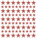 Vintage Stars red UV DTF Decal sheet 10x10 sheet