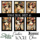 Vogue - UV DTF Decal sheet 2 Designs