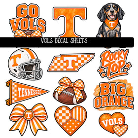 Vols UV DTF Decal sheet