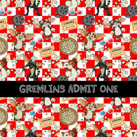 Gremlin Admit One  vinyl sheet