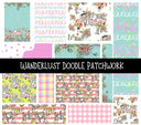 Wanderlust Doodle Patchwork Set