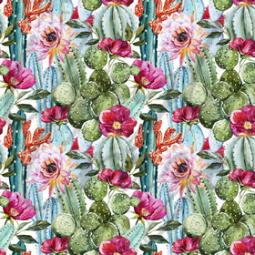 Watercolor Cactus Adhesive Vinyl