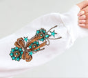 Turquoise Conchos Heart Arm and Leg Transfers