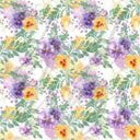 Watercolor Pansies Adhesive Vinyl