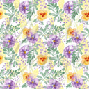 Watercolor Pansies Adhesive Vinyl