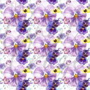 Watercolor Pansies Adhesive Vinyl