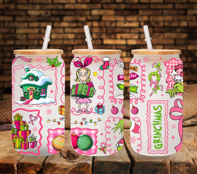Cindy Lou UV DTF Libbey wrap