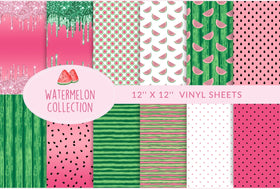 Watermelon Vinyl Collection- 12 prints available