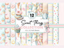 Sweet Things Collection 12x12 Vinyl Sheets- 12 Designs Available