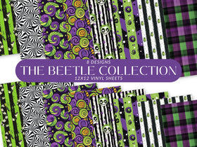 The Beetle Collection 12x12 Vinyl Sheets- 8 Designs Available