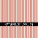 Watermelon Floral Collection UV Decal sheets 5 to choose from