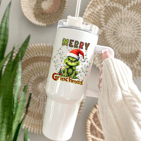 Merry Grinchmas UV DTF Decal