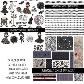Wednesday Doodle Patchwork Set