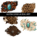 Western Leopard Decal sheets 4 designs available