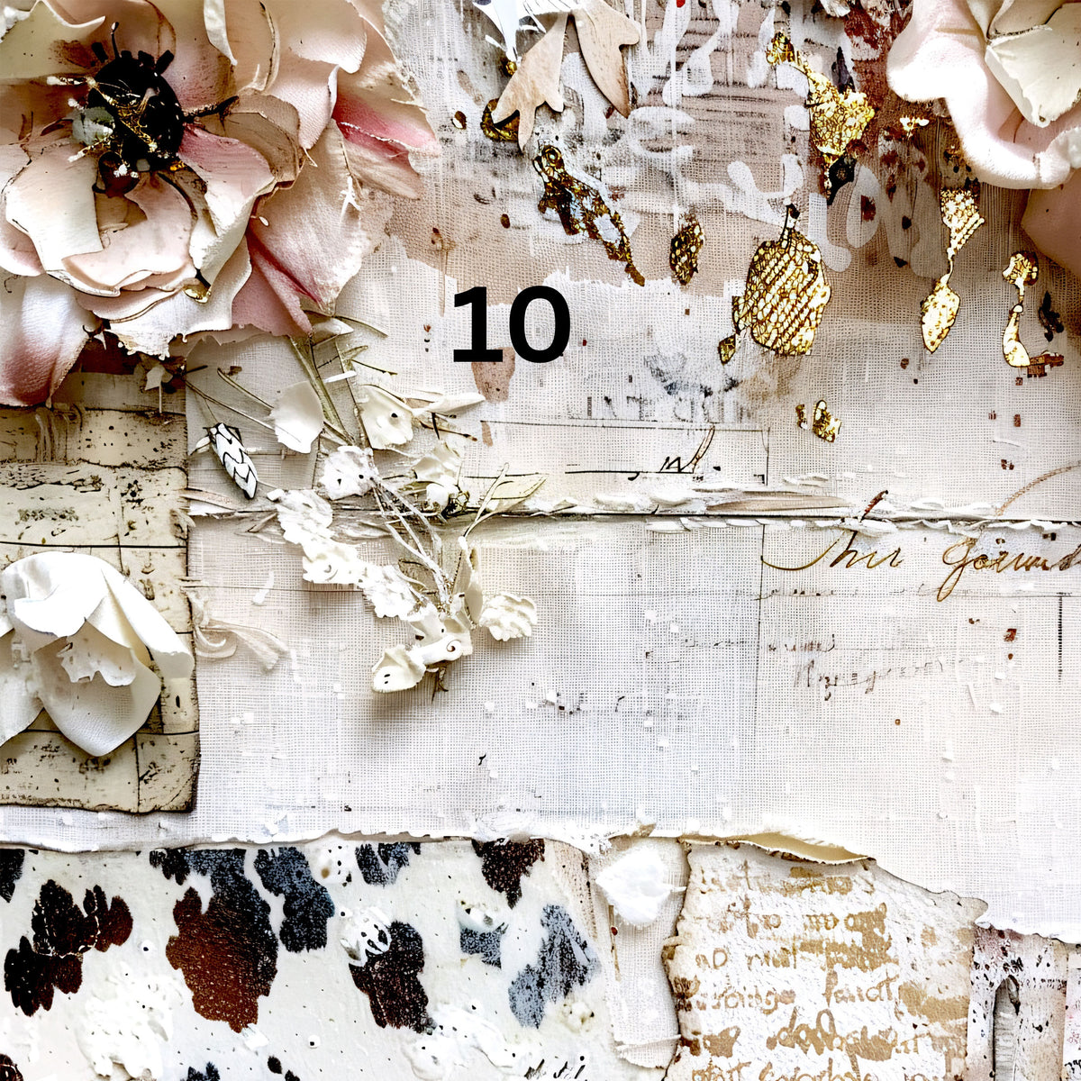Western Floral and Cow Collection 12x12 Vinyl Sheets- 12 Designs Available