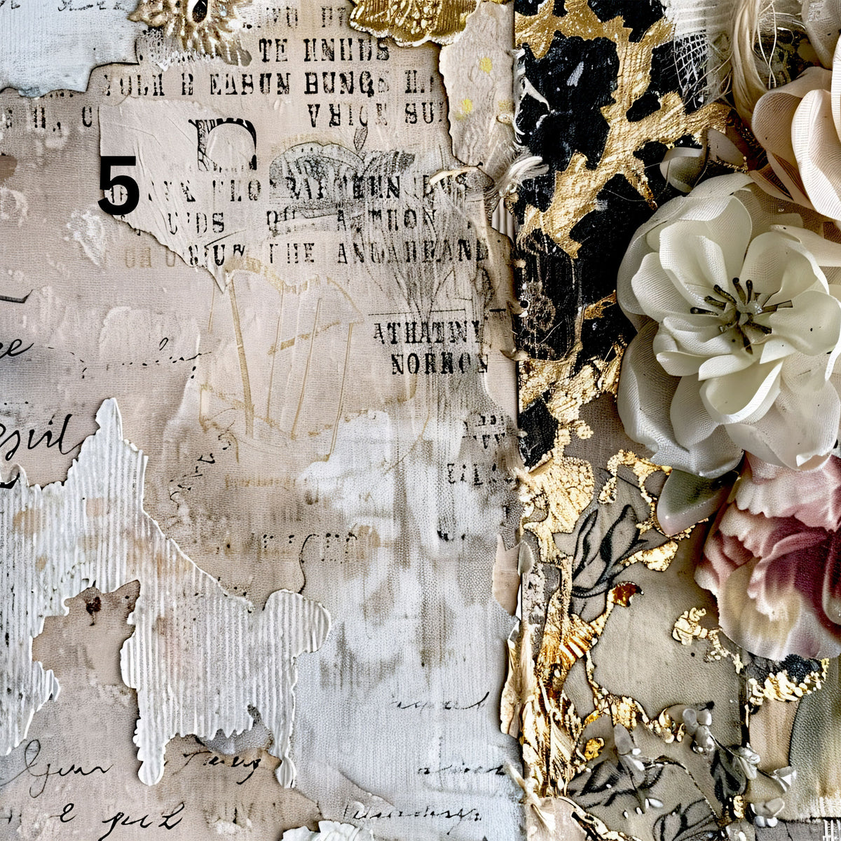 Western Floral and Cow Collection 12x12 Vinyl Sheets- 12 Designs Available