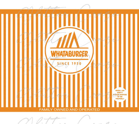 Whataburger Adhesive Vinyl Wrap