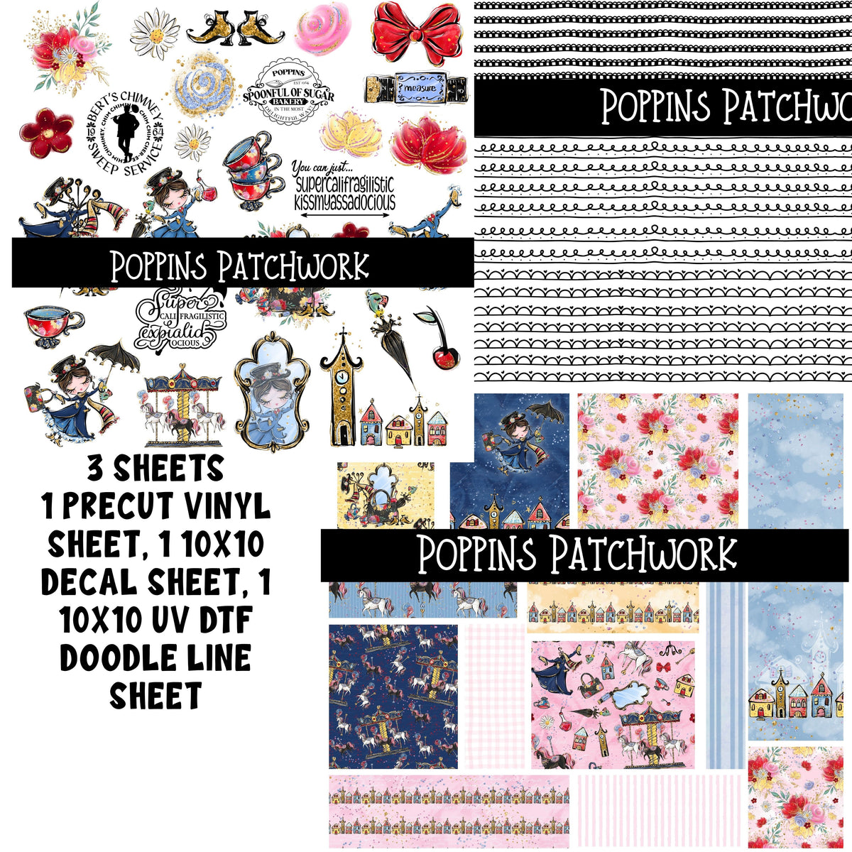 Poppins Patchwork Set