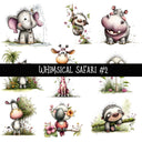 Whimsical Safari UV DTF Decal sheets 5 to choose from
