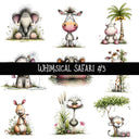 Whimsical Safari UV DTF Decal sheets 5 to choose from