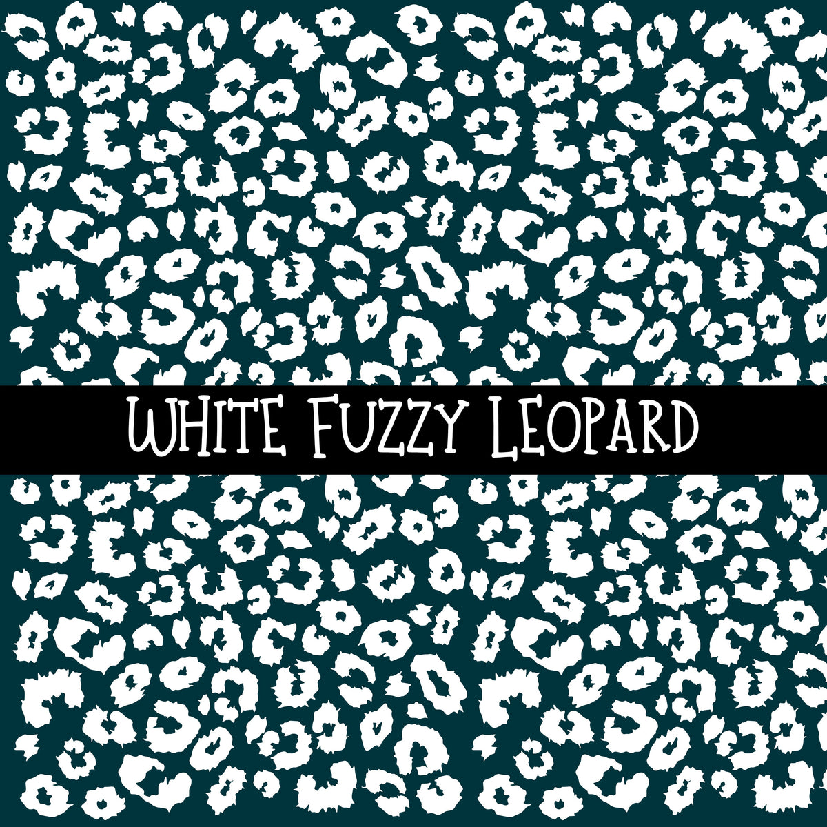 Fuzzy Leopard UV DTF Decal sheets 8 color Options
